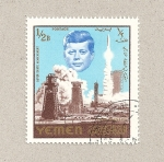 Stamps Oceania - Wallis and Futuna -  Presidente Kennedy y programa espacial