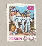 Sellos de Asia - Yemen -  Misión Apolo