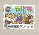 Stamps Yemen -  Misión Apolo