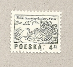 Sellos de Europa - Polonia -  Agricultura en Polonia en el siglo XIV
