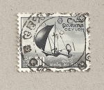 Stamps Sri Lanka -  Barco de vela