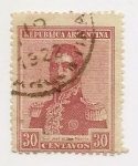 Stamps Argentina -  Gral. José de San Martín