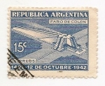Sellos de America - Argentina -  Faro de Colón