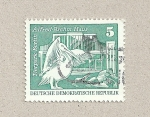 Stamps Germany -  Casa de Alfred Brehm