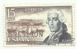 Stamps : Europe : Spain :  Jorge Juan