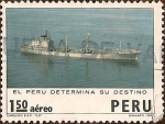 Stamps : America : Peru :  Carguero B.A.P. "Ilo".