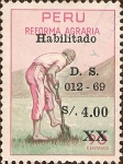 Stamps America - Peru -  Reforma Agraria