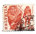 Stamps Switzerland -  HELVETIA