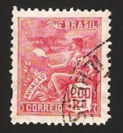 Stamps Brazil -  aviación