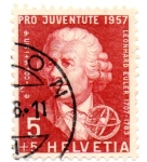 Stamps Switzerland -  PRO.JUVENTUD-1957-