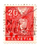 Stamps : Europe : Switzerland :  -1934-TIMBRES-