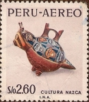 Stamps America - Peru -  Cerámica Cultura Nazca.