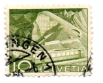 Stamps Switzerland -  1949-TECHNIQUES.ET.PAYSAGES