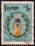 Stamps Ecuador -  Delgado Planchana-Campeon de natación