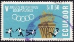 Stamps Ecuador -  Juegos deprtivos Bolivarianos