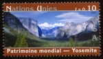 Sellos de America - ONU -  ESTADOS UNIDOS - Parque nacional Yosemite