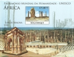 Stamps Mozambique -  Patrimonio Mundial (África )