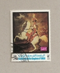 Stamps Yemen -  Husar a caballo
