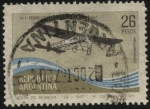 Stamps Argentina -  50 años del primer Correo Aéreo Internacional de la Argentina 1917 - 1967.