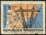 Stamps Argentina -  El complejo hidroeléctrico El Chocón - Cerros Colorados, construido sobre dos ríos Limay y Neuquén, 