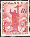 Stamps Chile -  VISITA DE JUAN DIEGO PERON Y CARLOS IBAÑES DEL CAMPO A  BS. AIRES