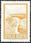 Sellos de America - Argentina -  MENDOZA PUENTE DEL INCA