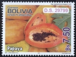 Stamps Bolivia -  Frutas que se producen en Bolivia