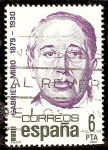 Stamps Spain -  Centenarios. Gabriel Miró