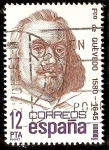 Stamps Spain -  Centenarios. Francisco de Quevedo