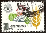 Stamps : Europe : Spain :  Día mundial de la alimentación. Alegoría