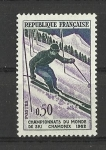 Sellos de Europa - Francia -  Campeonatos de Ski.