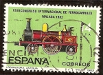 Stamps Spain -  XXIII Congreso Internacional de Ferrocarriles. Locomotora 