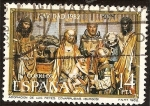 Stamps : Europe : Spain :  Navidad. La Adoración de los Reyes Magos, Real Colegiata de Covarrubias (Burgos)