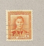Stamps New Zealand -  Rey Jorge VI