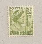 Stamps Australia -  Reina Isabel