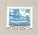 Stamps Hungary -  Puente sobre el Danubio