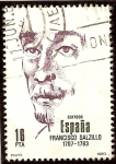 Stamps Spain -  Centenarios. Francisco Salzillo