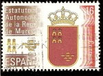 Sellos de Europa - Espaa -  Estatutos de Autonomía. Murcia