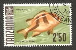 Sellos de Africa - Tanzania -  pez lutianus sabae