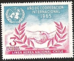 Stamps Chile -  AÑO DE COOPERACION INTERNACIONAL
