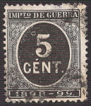 Stamps Spain -  Cifras. - Edifil 236