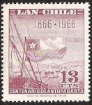 Sellos de America - Chile -  LAN CHILE - CENTENARIO CIUDAD DE ANTOFAGASTA