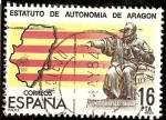 Stamps : Europe : Spain :  Estatutos de Autonomia. Aragón