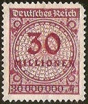 Stamps Germany -  DEUTSCHES REICH - IMPERIO ALEMAN -  30 MILLION