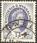 Sellos del Mundo : Africa : Malawi : rhodesia nyasaland - elizabeth II