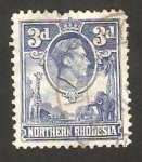 Stamps : Africa : Zambia :  rhodesia del norte - george VI