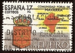 Stamps Spain -  Estatutos de Autonomía. Navarra
