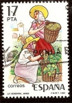 Stamps Spain -  Grandes Fiestas Populares. La vendimia - Jerez de la Frontera