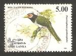 Stamps Sri Lanka -  ave phaenicopheus pyrrhocephalus