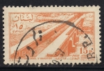 Stamps Lebanon -  Canal de riego, Rio Litani.
